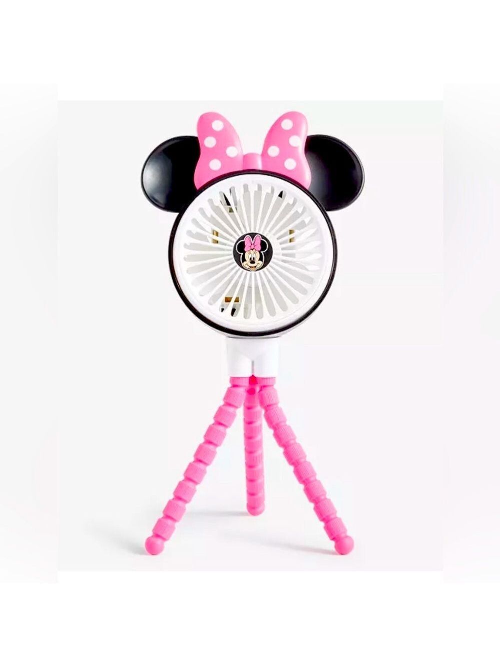 Baby Stroller Fan Minnie Mouse Pink and Black Baby Stroller Fan NWT